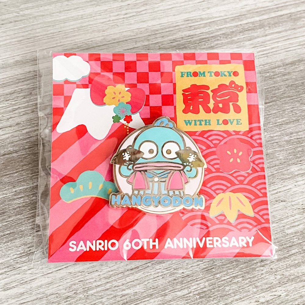 Sanrio 60th Anniversary FOTM pin (May - Hangyodon)